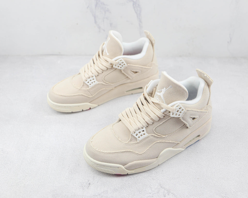 Designer Air Jordan 4 Rerto Canvas DQ4909-100