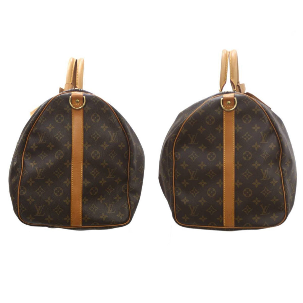 Louis Vuitton Keepall Bandouliere 55  Canvas Travel Bag ()