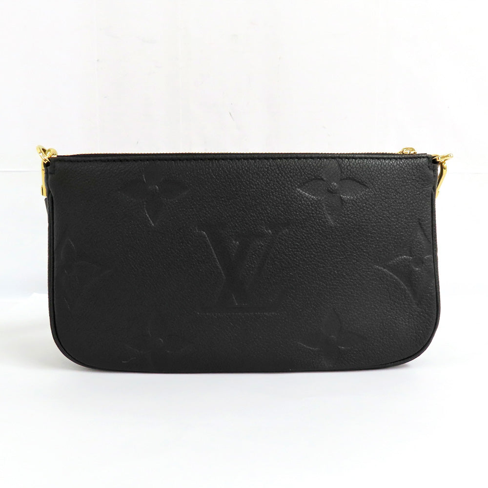 Louis Vuitton Multi-Pouch Accessories M80399 Monogram Amplant Accessories Bag Noir Chain G  Leather