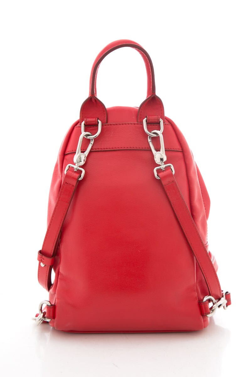 Givenchy Red Leather Mini Backpack