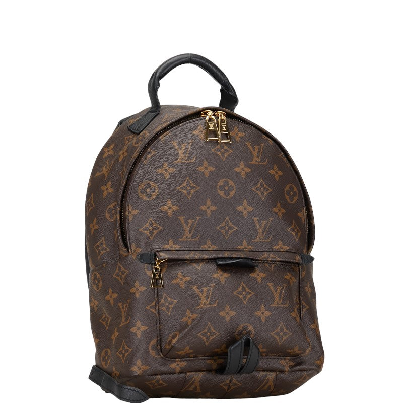 Louis Vuitton Monogram Palm Springs PM Rucksack M44871 Brown Black PVC Leather  Louis Vuitton