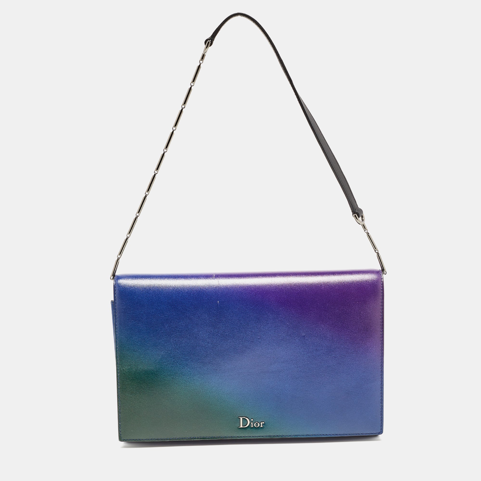 Dior color Ombre Leather Flap Bag