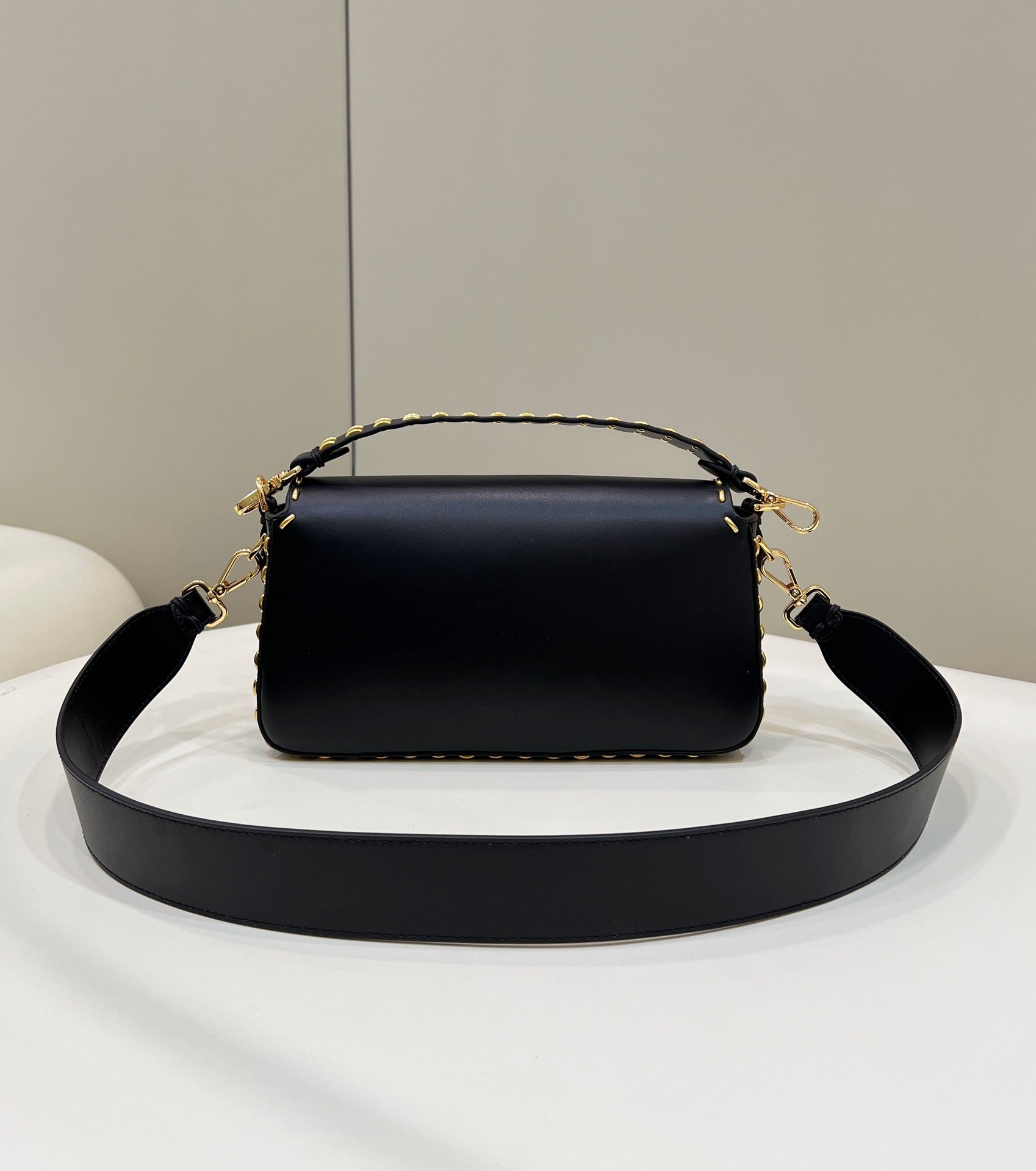 FI Mon Baguette MeGLAMIum Black Bag For Woman 28cm/11in