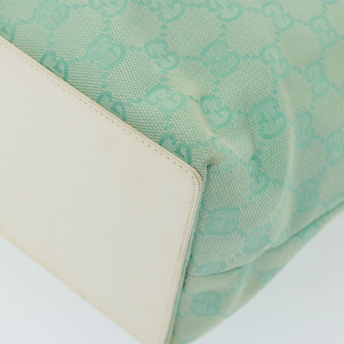 GUCCI GG Canvas Shoulder Bag Light Blue 002 1098 79099
