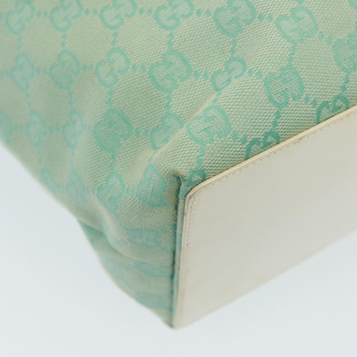 GUCCI GG Canvas Shoulder Bag Light Blue 002 1098 79099