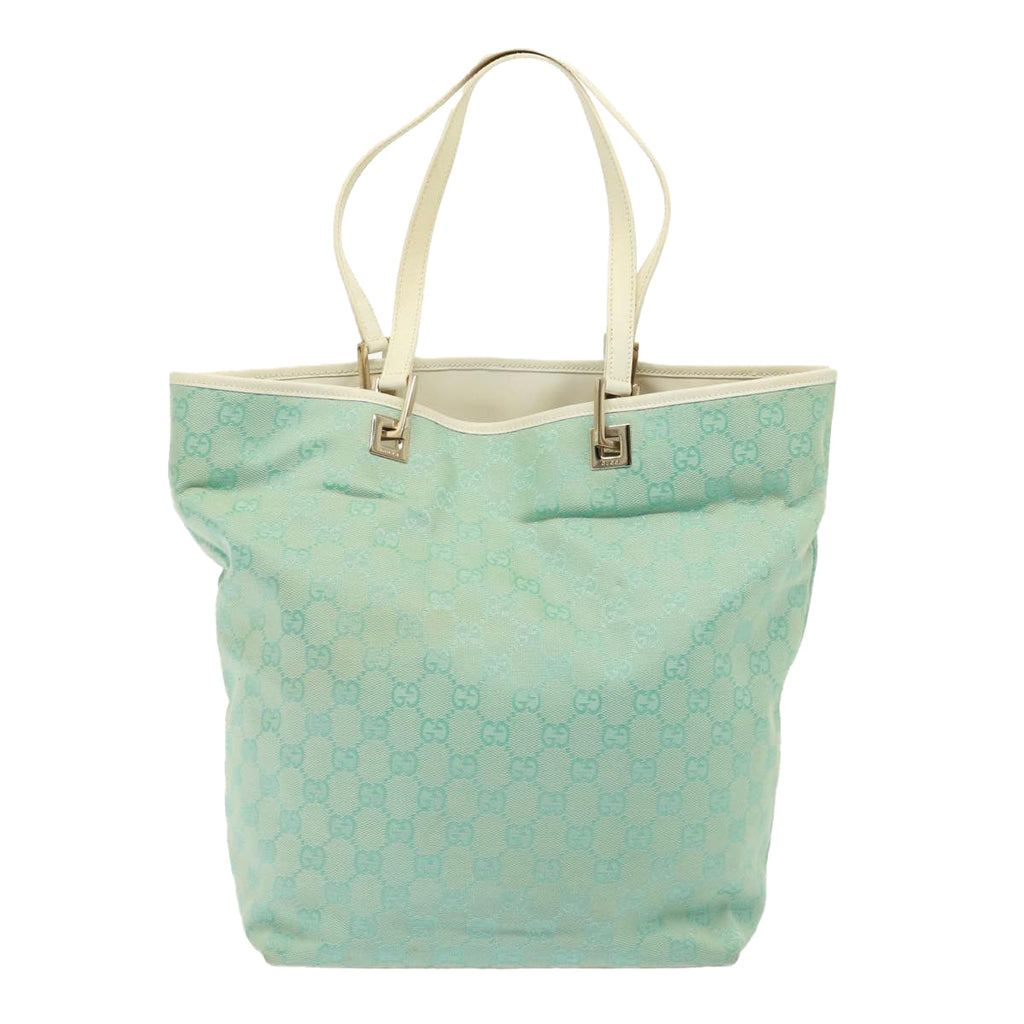 GUCCI GG Canvas Shoulder Bag Light Blue 002 1098 79099