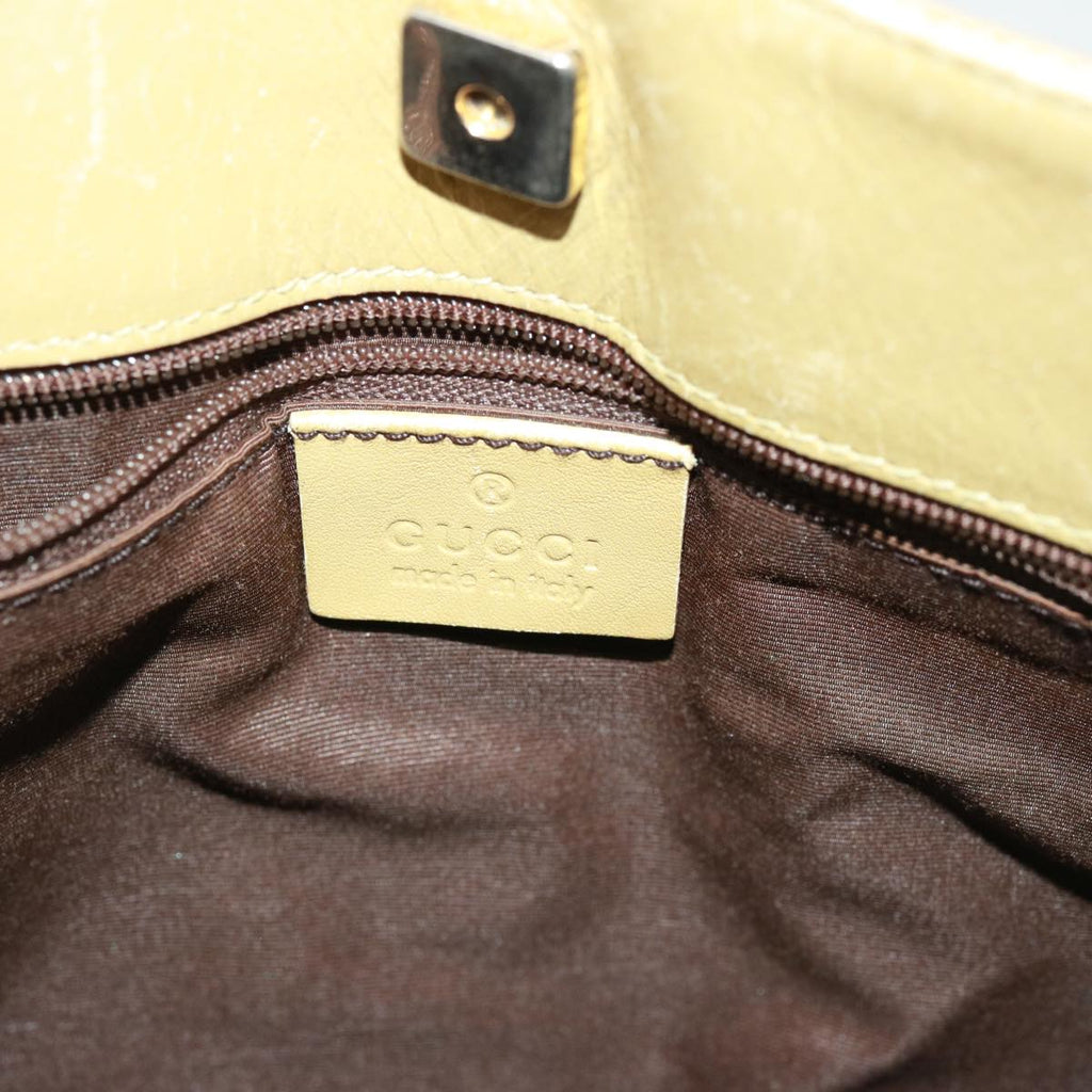 GUCCI GG Canvas Shoulder Bag Beige 91762 79100