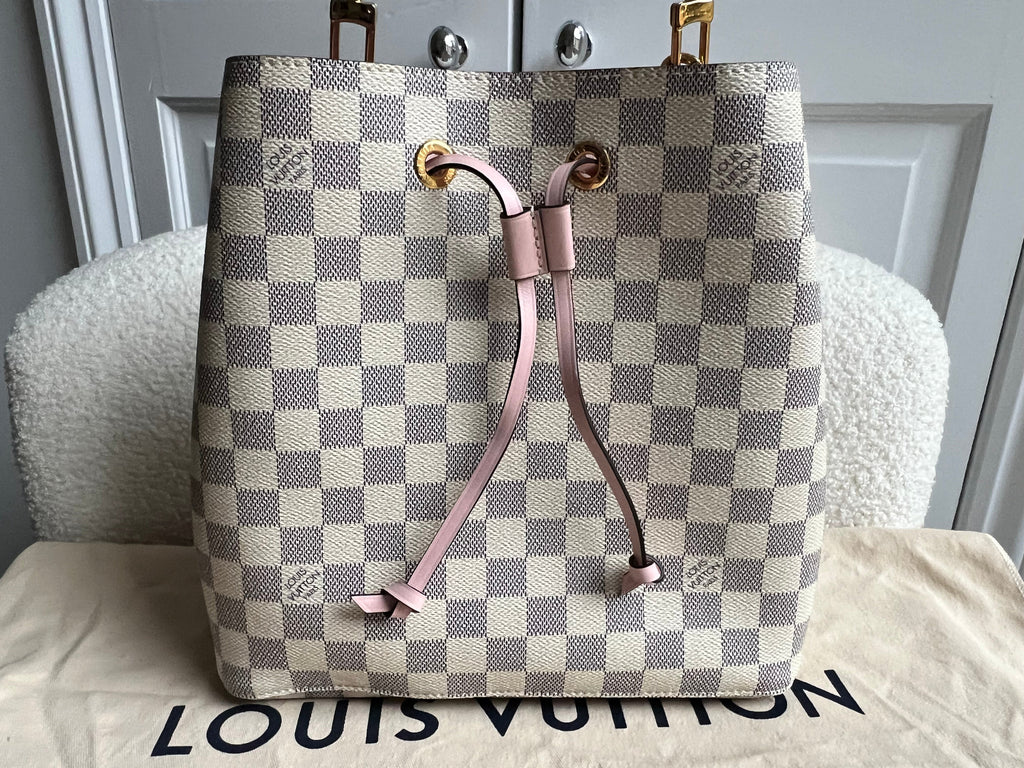 Louis Vuitton Neo Noe Damier Azur Rose Poudre (RRP £1,610)