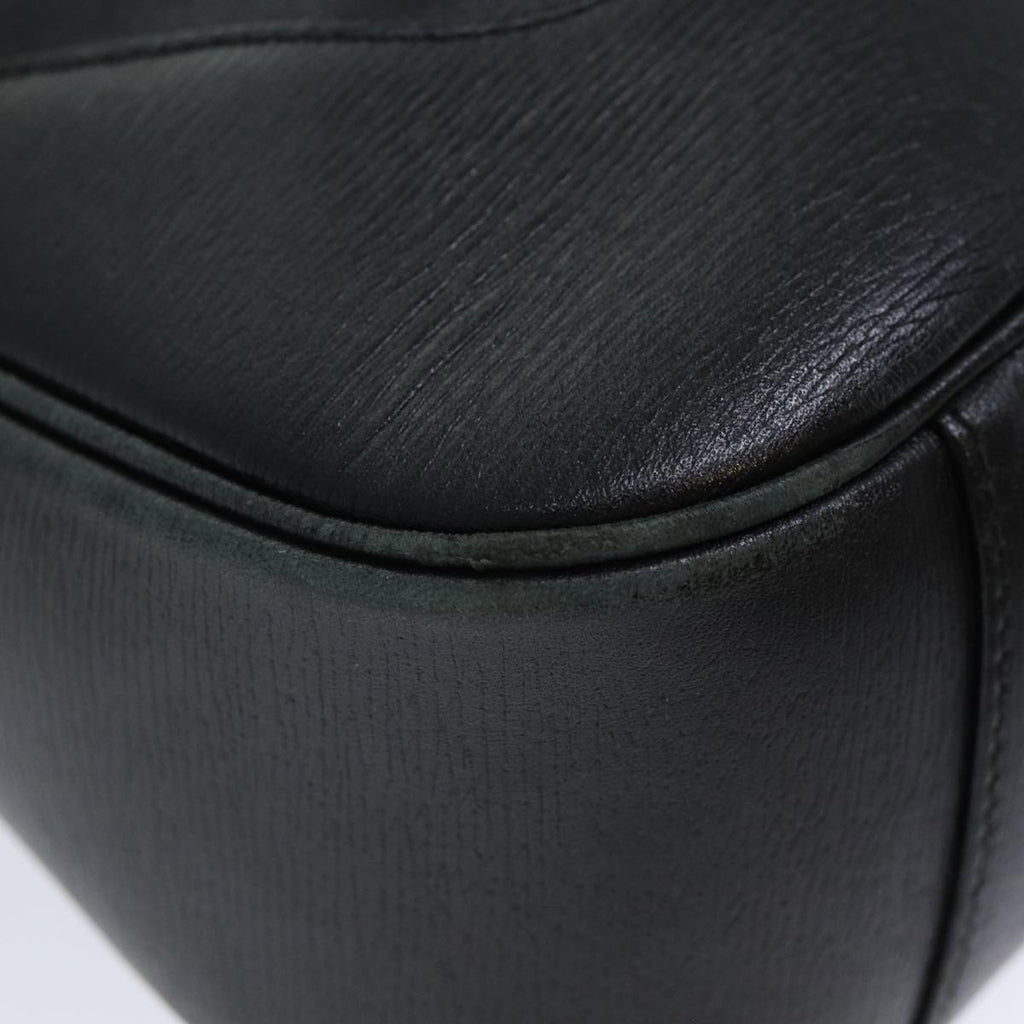 GUCCI Bamboo Hand Bag Leather Black 001 4058 79160