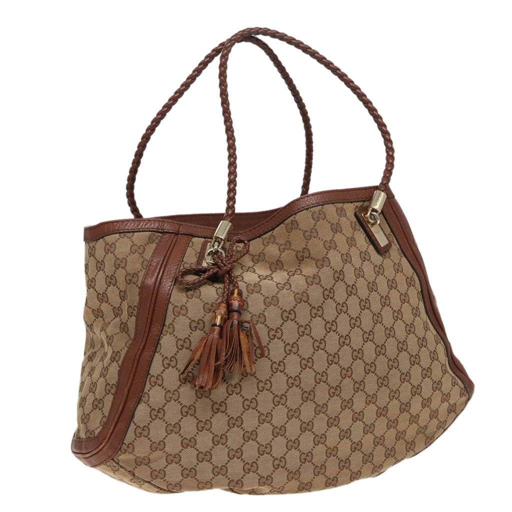 GUCCI GG Canvas Tote Bag Beige 269950 79166