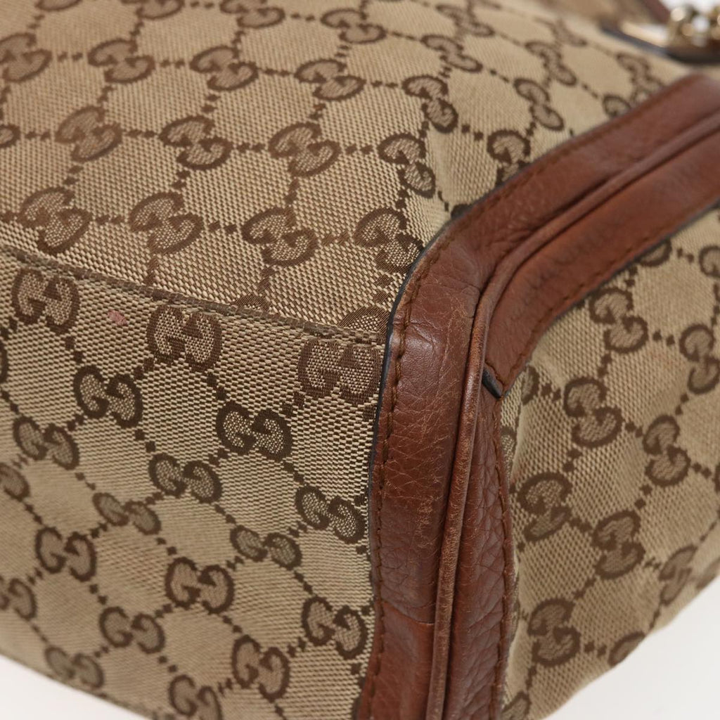 GUCCI GG Canvas Tote Bag Beige 269950 79166