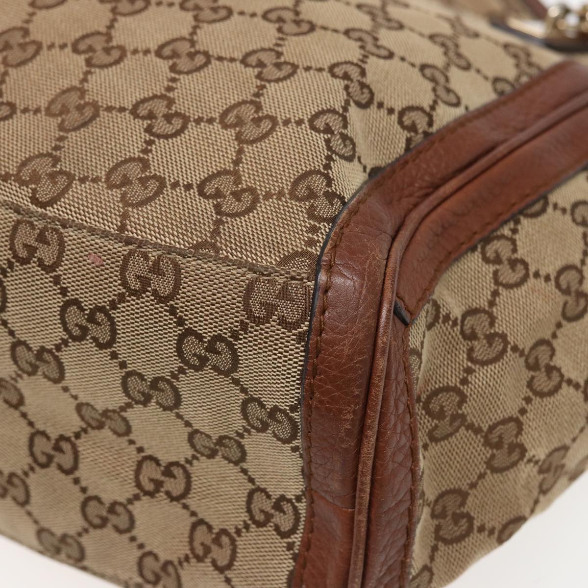 GUCCI GG Canvas Tote Bag Beige 269950 79166
