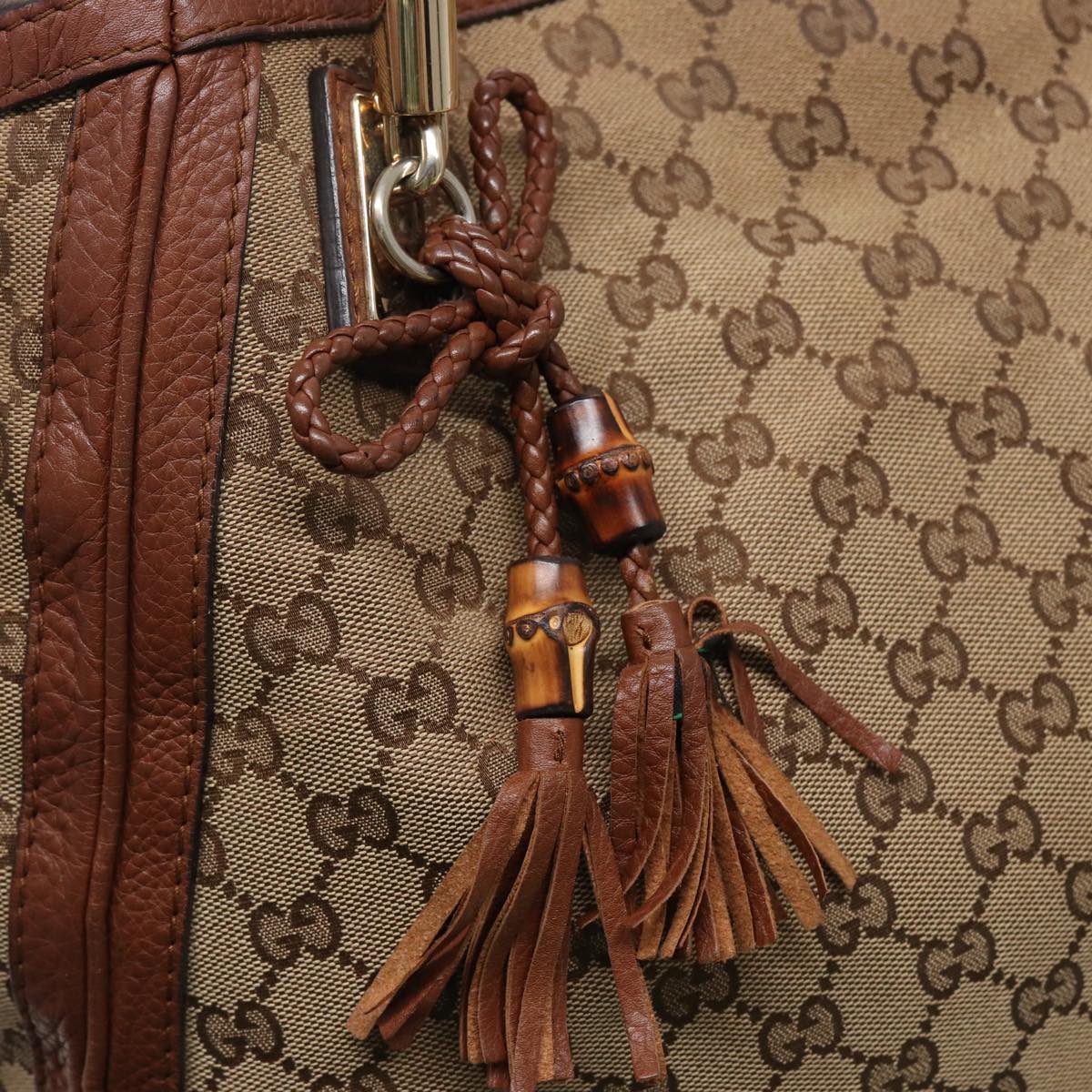 GUCCI GG Canvas Tote Bag Beige 269950 79166