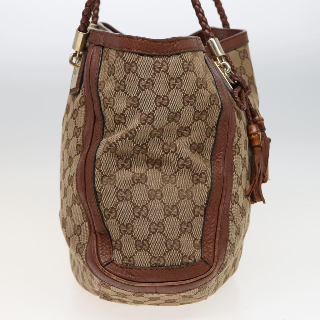 GUCCI GG Canvas Tote Bag Beige 269950 79166