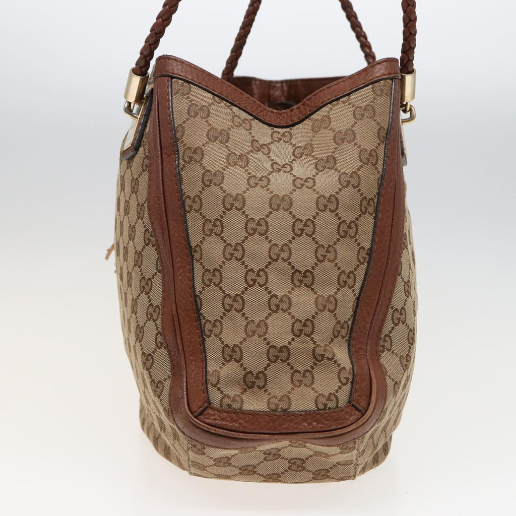 GUCCI GG Canvas Tote Bag Beige 269950 79166