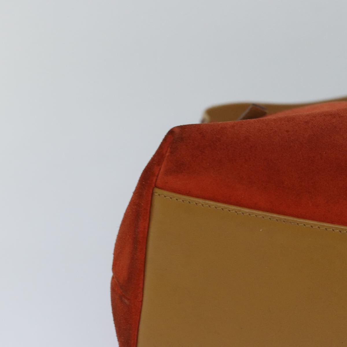 GUCCI Shoulder Bag Suede Orange 001 3386 79169