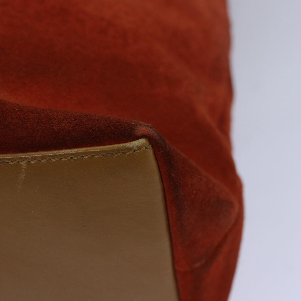 GUCCI Shoulder Bag Suede Orange 001 3386 79169