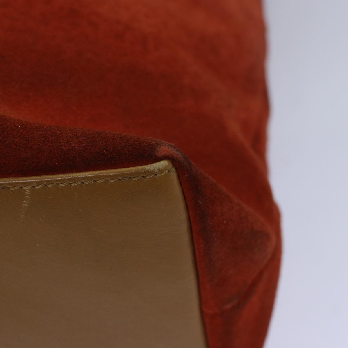 GUCCI Shoulder Bag Suede Orange 001 3386 79169