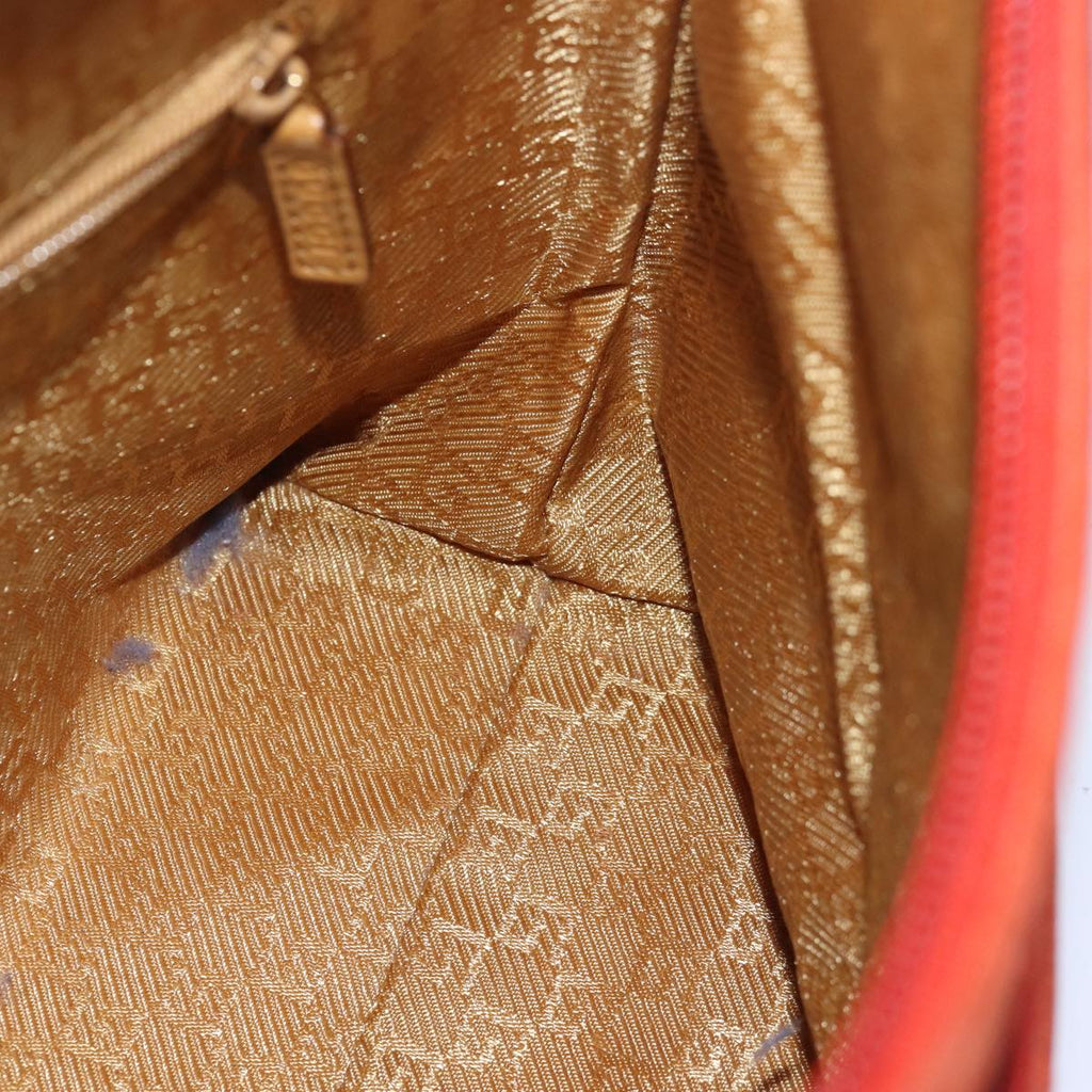GUCCI Shoulder Bag Suede Orange 001 3386 79169