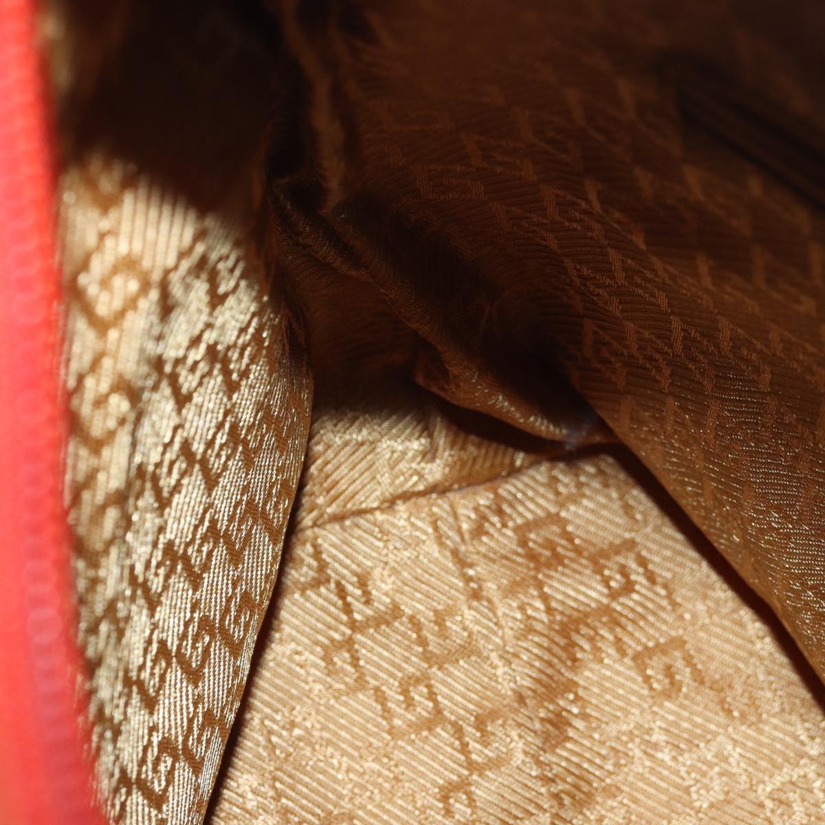 GUCCI Shoulder Bag Suede Orange 001 3386 79169