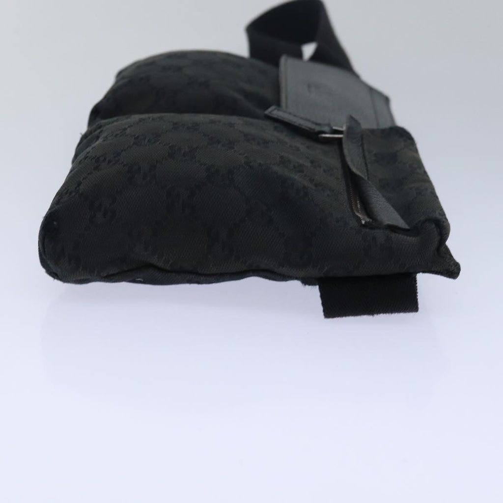 GUCCI GG Canvas Waist bag Black 28566 79171