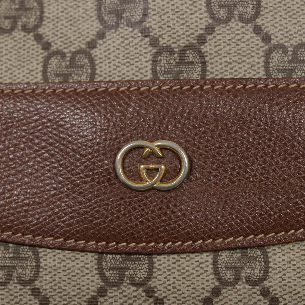 GUCCI GG Supreme Tote Bag PVC Leather Beige 002 123 6130 4021 79172