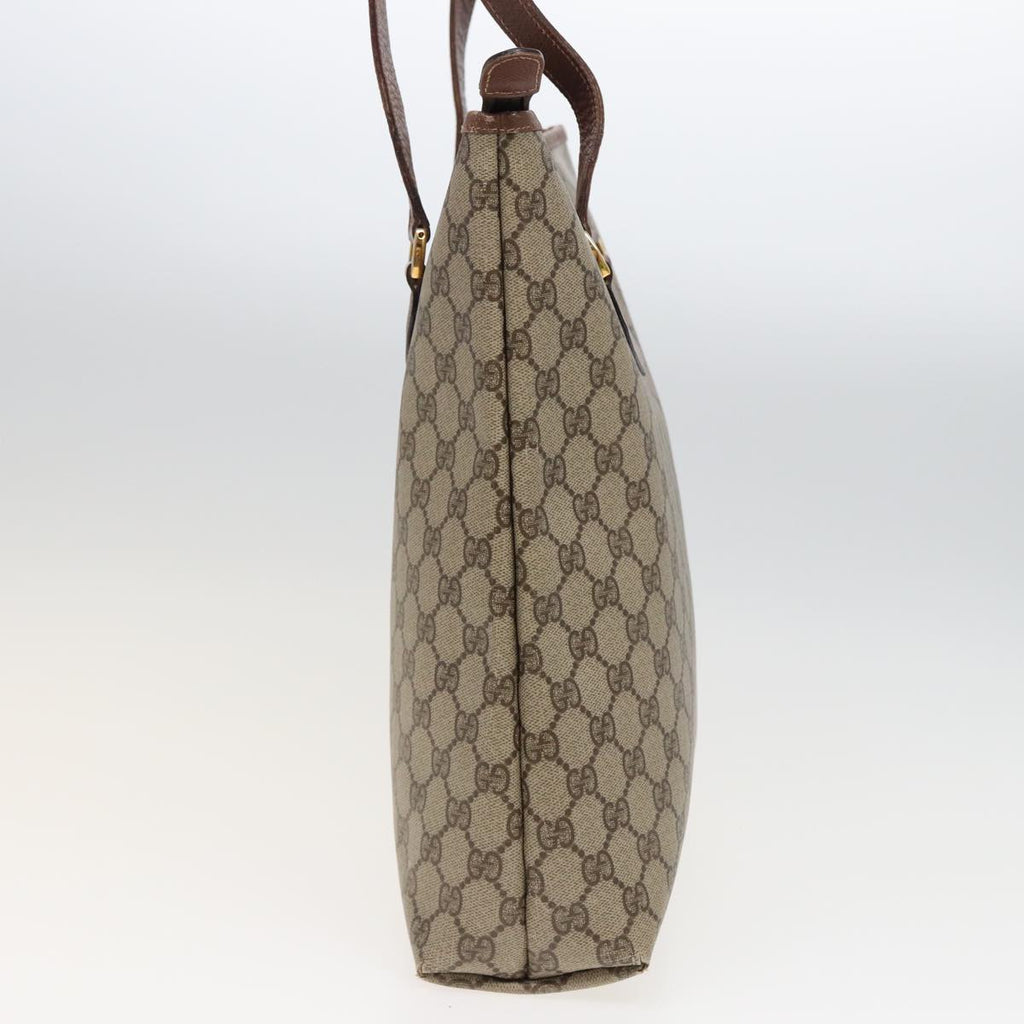 GUCCI GG Supreme Tote Bag PVC Leather Beige 002 123 6130 4021 79172