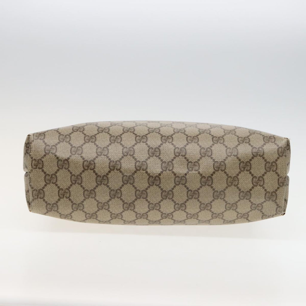 GUCCI GG Supreme Tote Bag PVC Leather Beige 002 123 6130 4021 79172