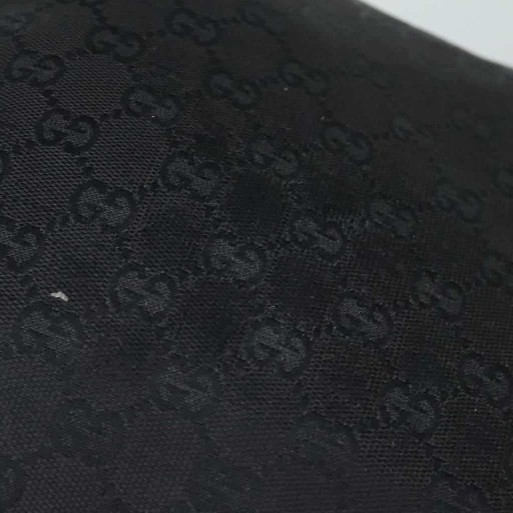 GUCCI GG Canvas Shoulder Bag Black 131326 79173