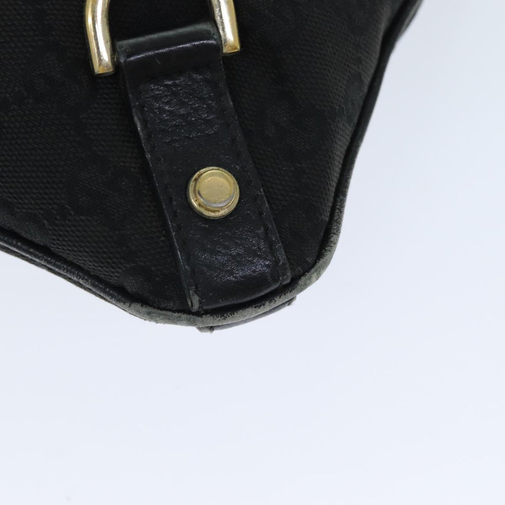 GUCCI GG Canvas Shoulder Bag Black 131326 79173