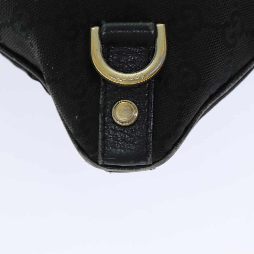 GUCCI GG Canvas Shoulder Bag Black 131326 79173