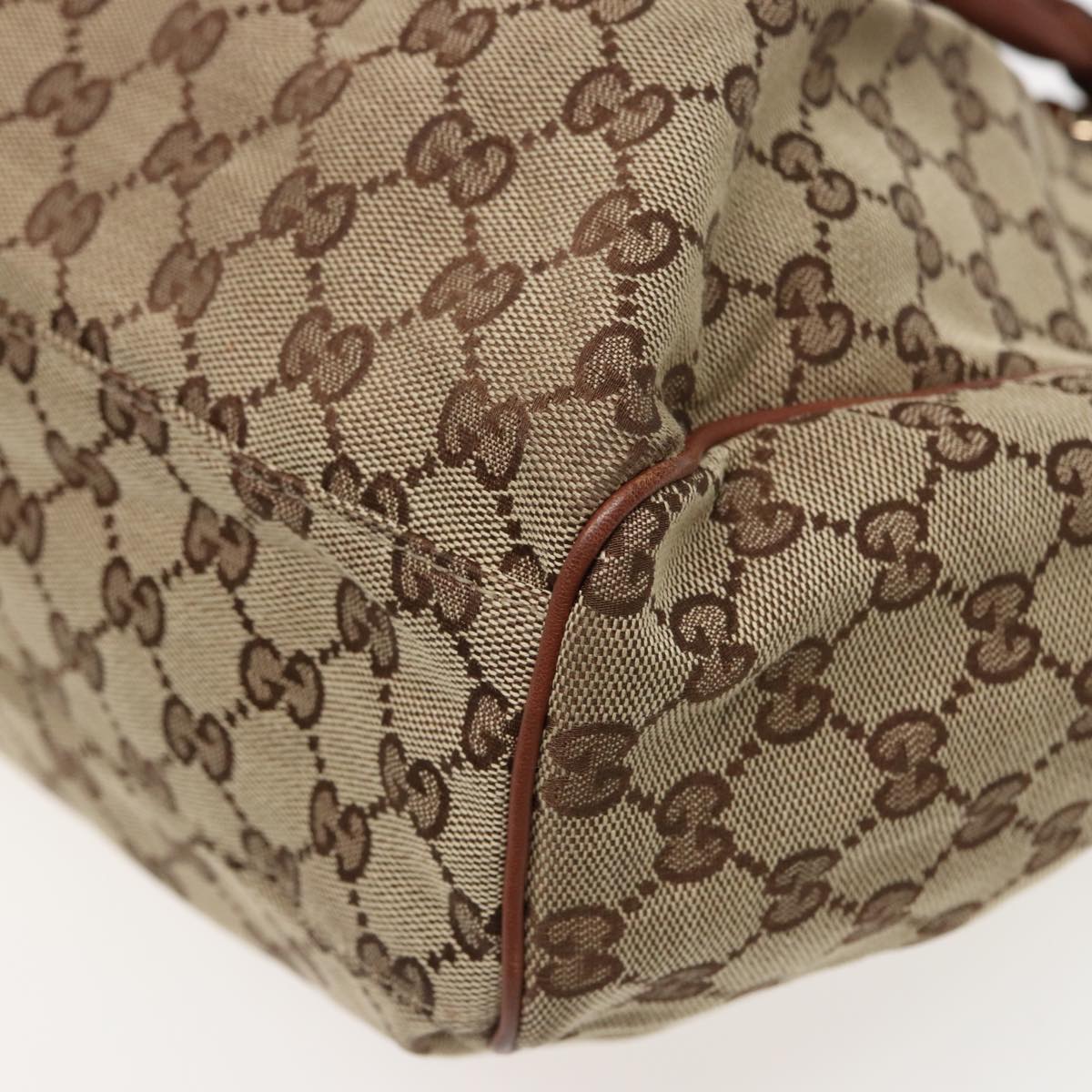GUCCI GG Canvas Hand Bag Beige 211944 79175