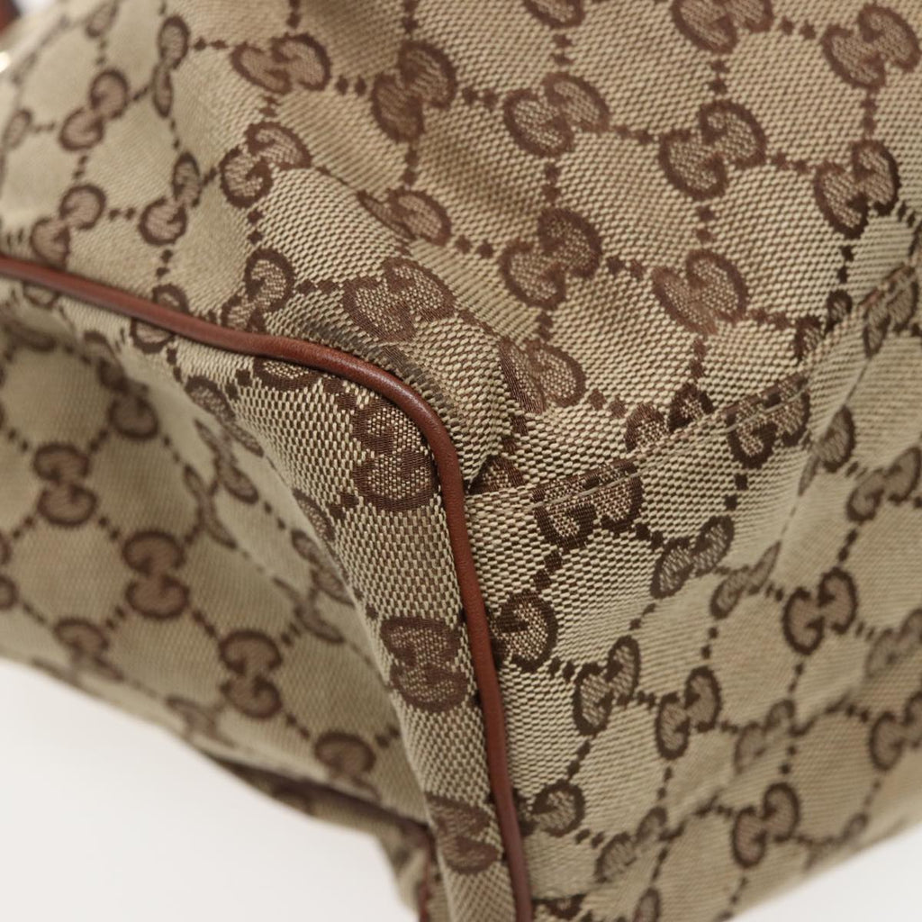 GUCCI GG Canvas Hand Bag Beige 211944 79175