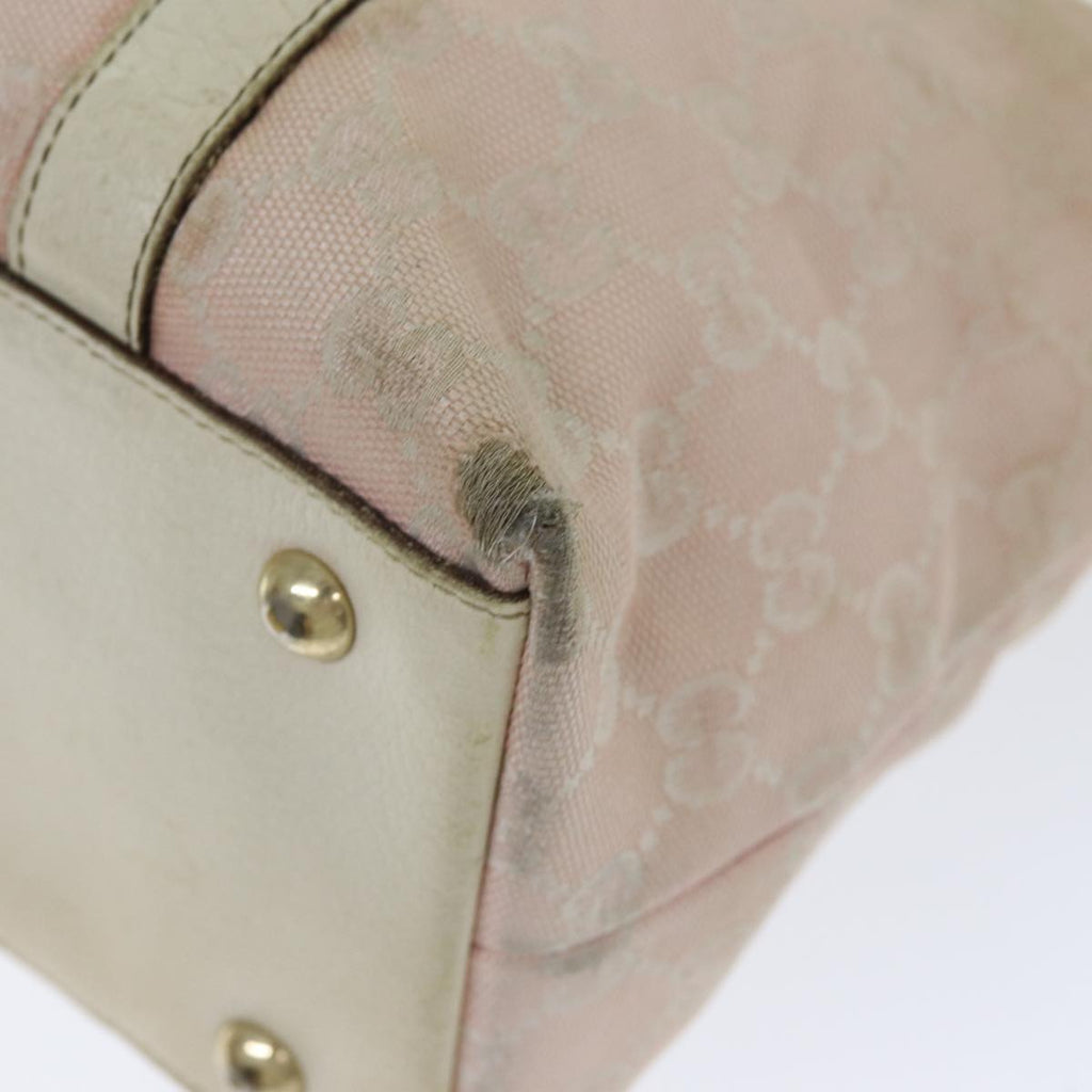 GUCCI GG Canvas Tote Bag Pink 141470 79177