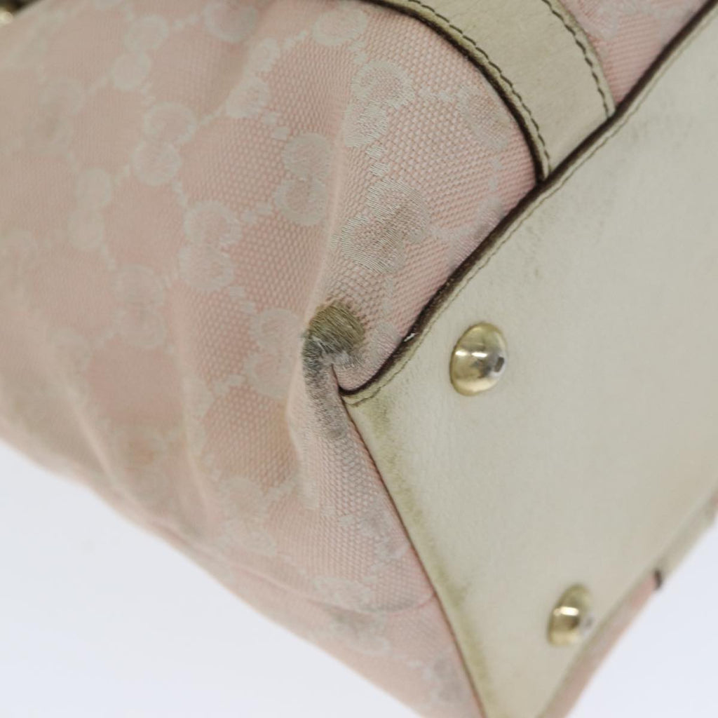 GUCCI GG Canvas Tote Bag Pink 141470 79177