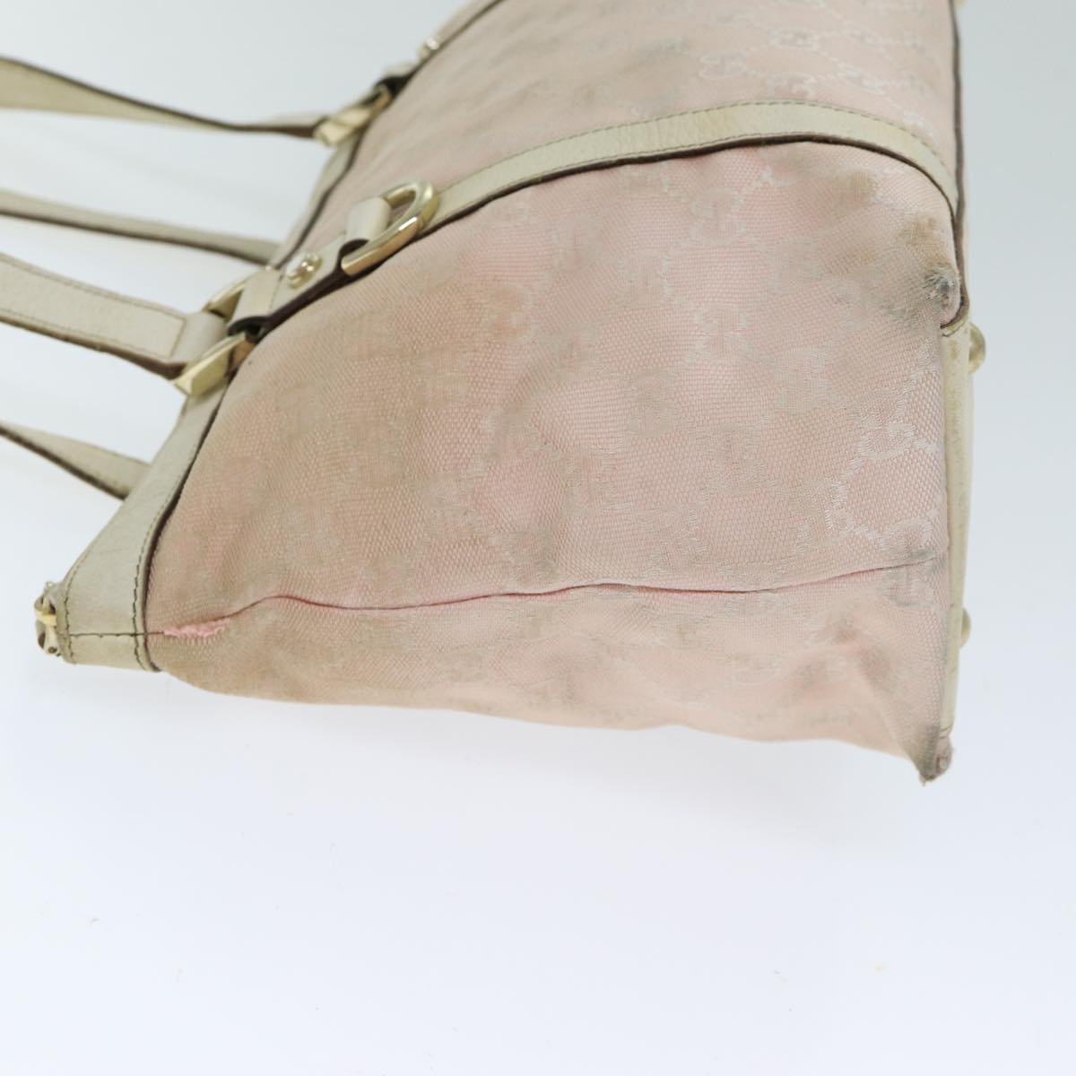 GUCCI GG Canvas Tote Bag Pink 141470 79177