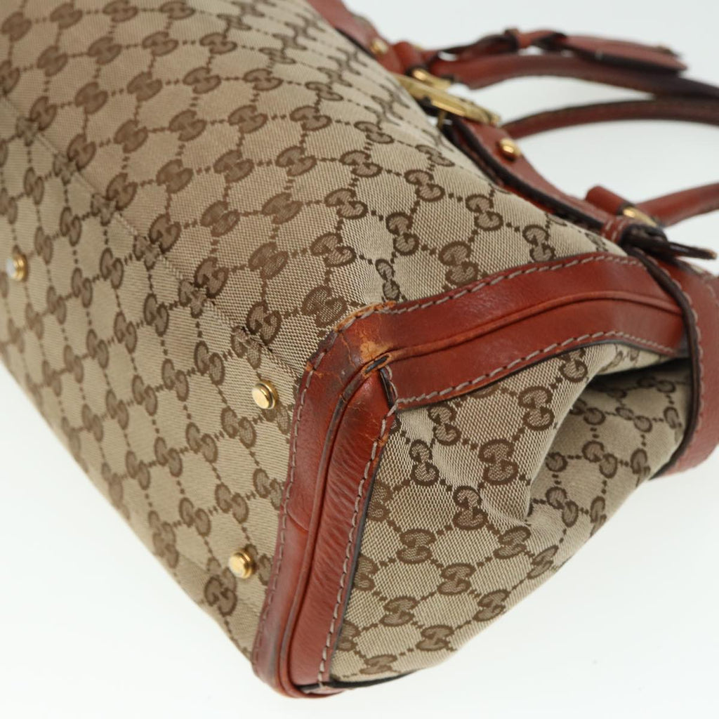 GUCCI GG Canvas Hand Bag Beige 247183 79179