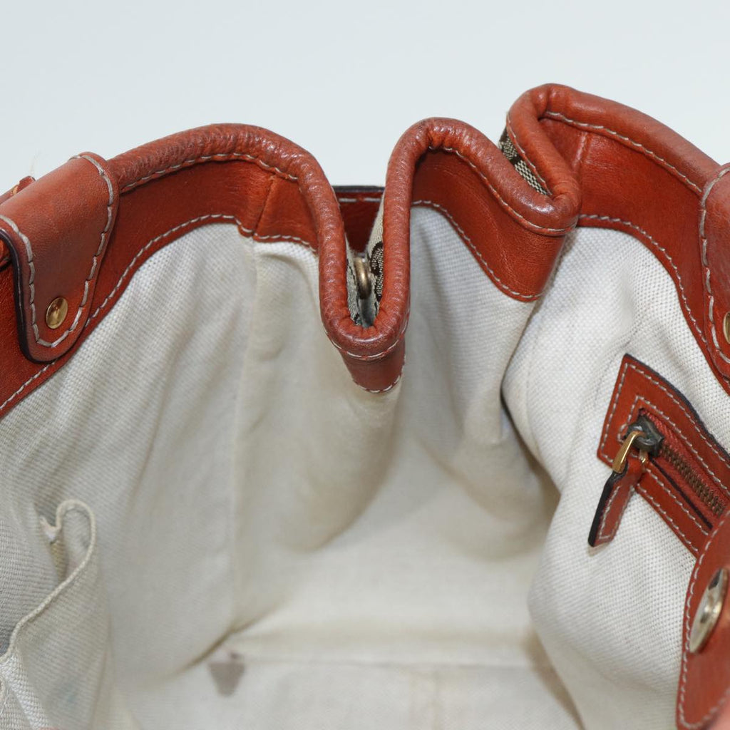 GUCCI GG Canvas Hand Bag Beige 247183 79179