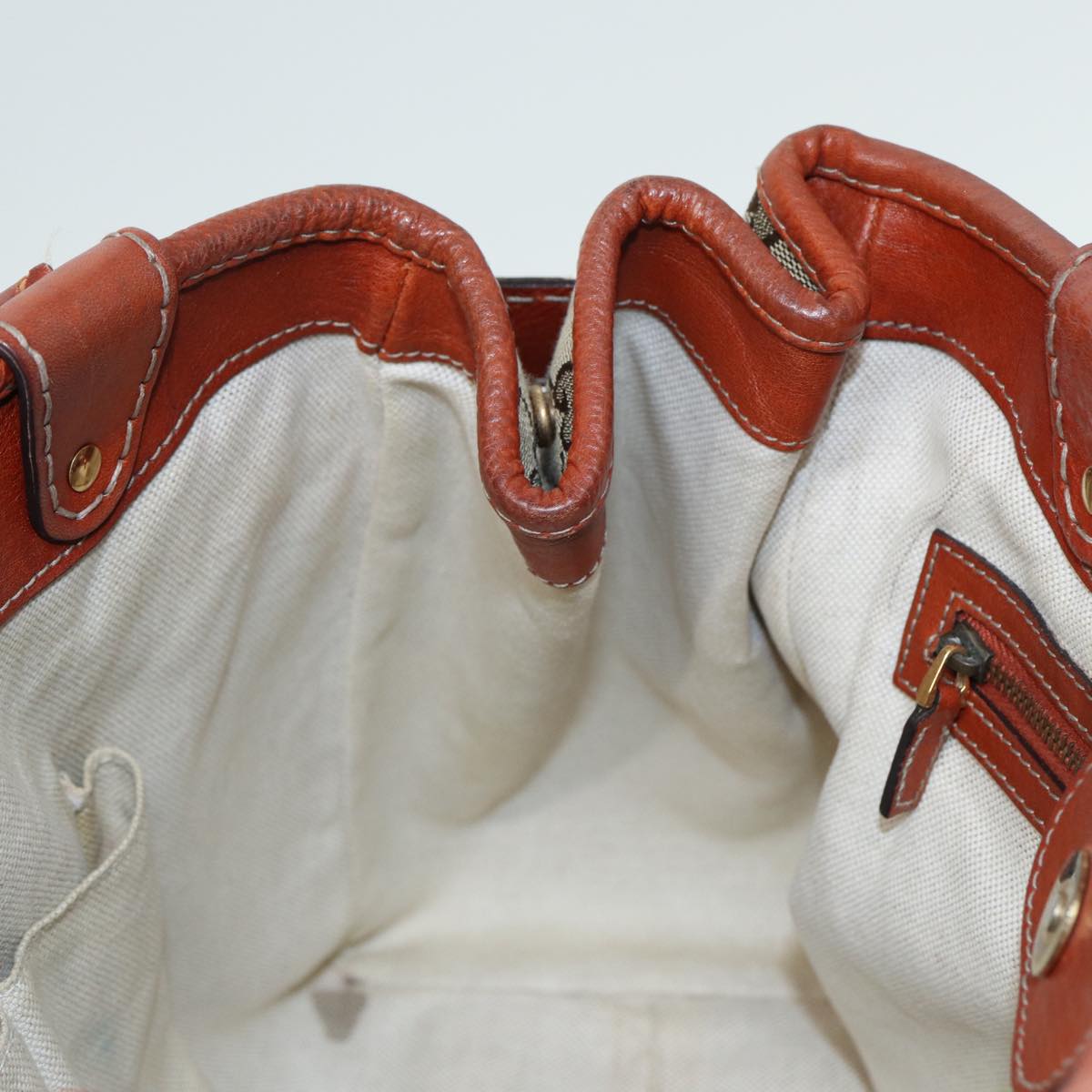 GUCCI GG Canvas Hand Bag Beige 247183 79179