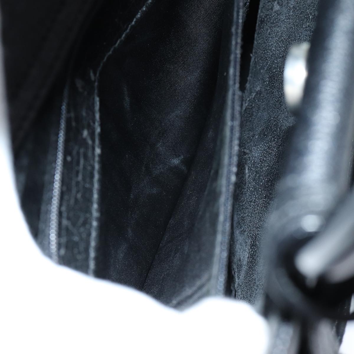 GUCCI Hand Bag Leather Black 79182