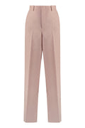 GUCCI Elegant Wool Trousers with Iconic Motif