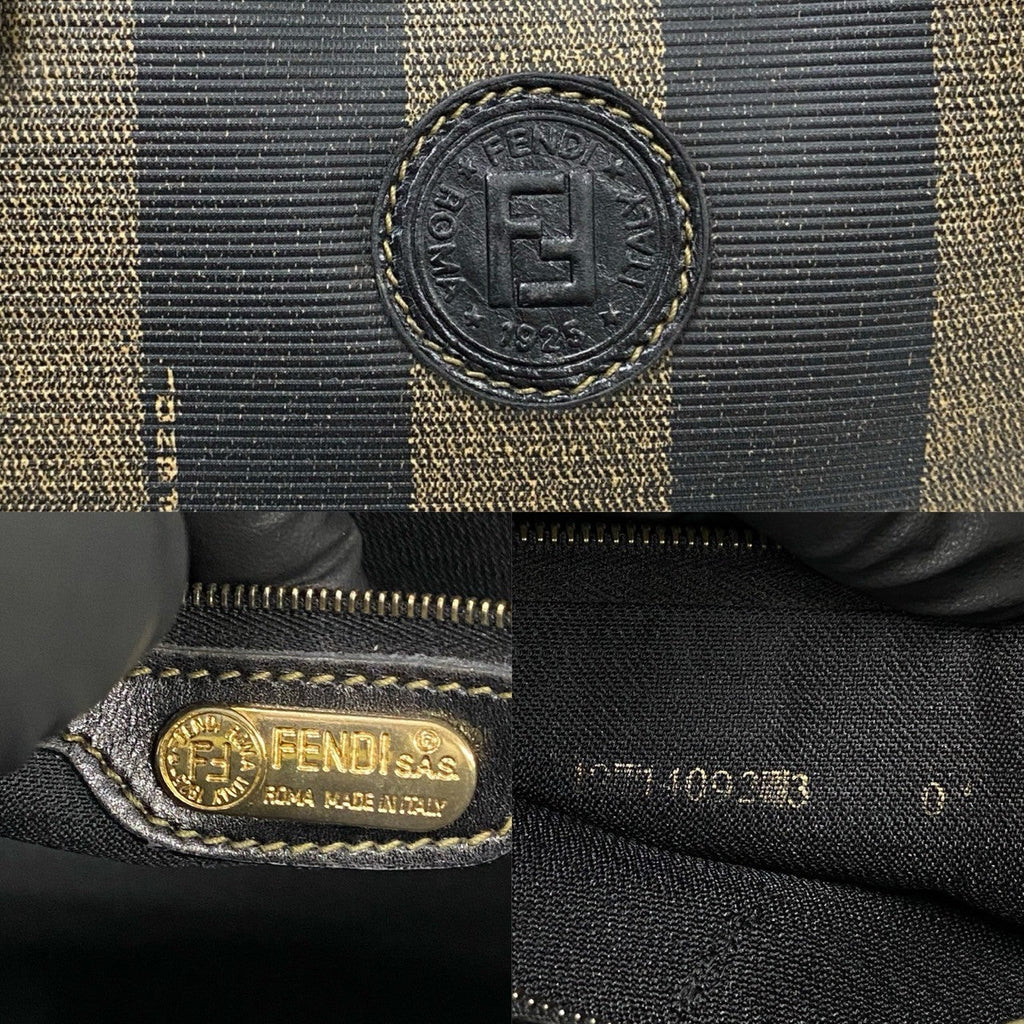 FENDI Handbag leather black