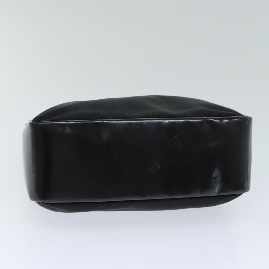 GUCCI Bamboo Hand Bag Nylon Black 000 1014 0575 5 79211