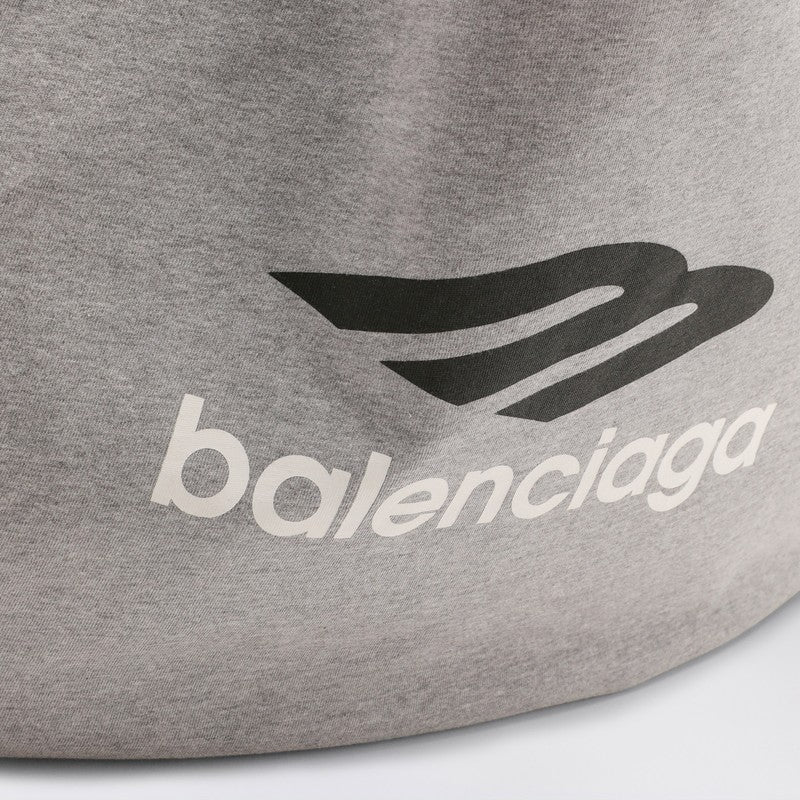 Balenciaga New Jersey Heather Grey Hobo Bag Men