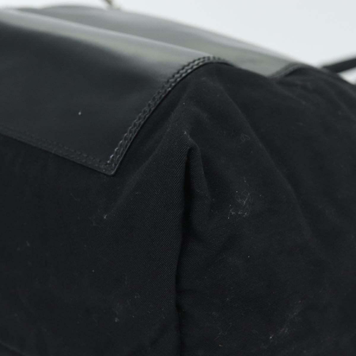 GUCCI Tote Bag Leather Canvas Black 019 2058 79287