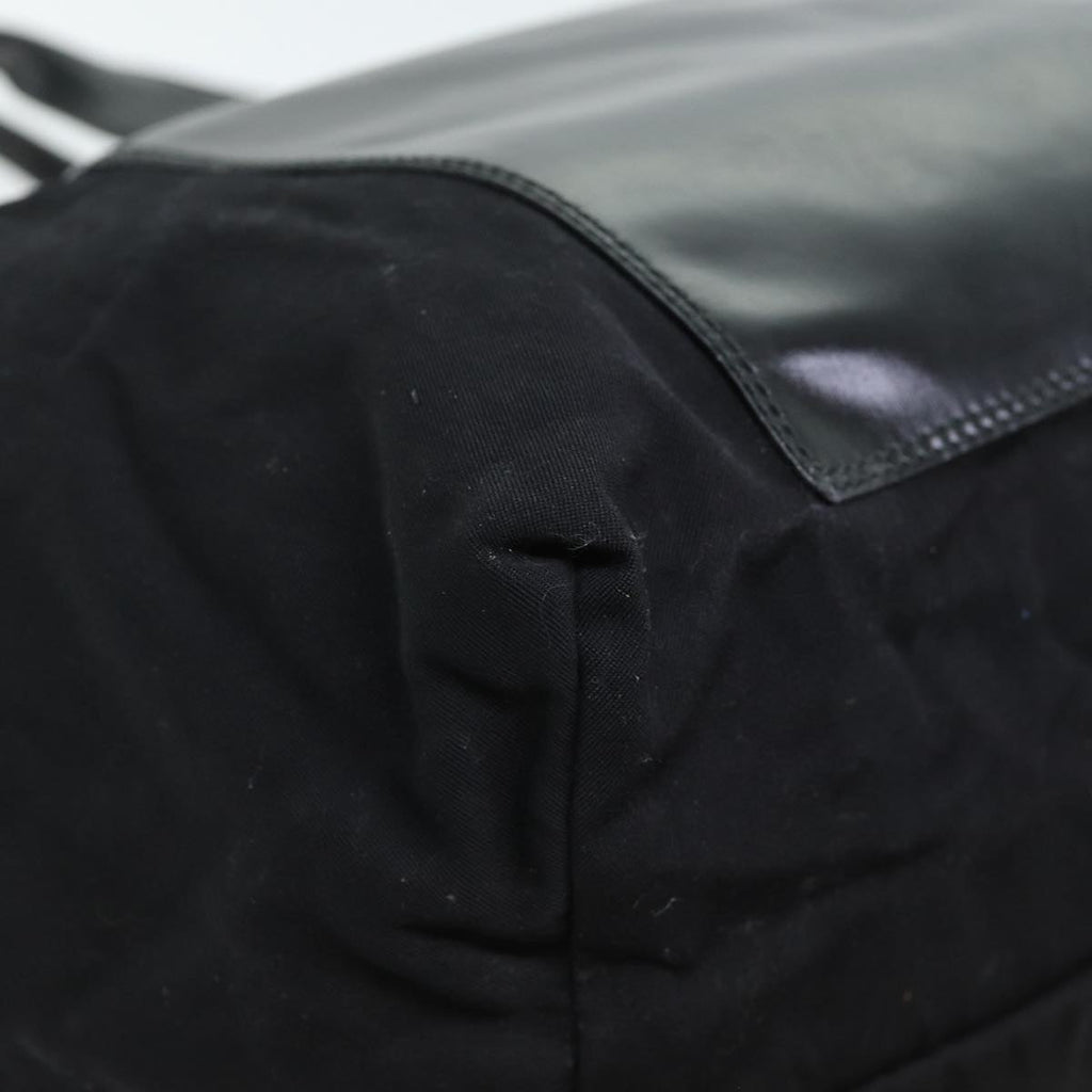 GUCCI Tote Bag Leather Canvas Black 019 2058 79287