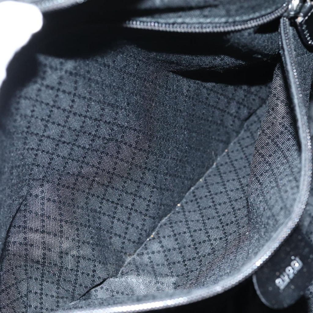 GUCCI Tote Bag Leather Canvas Black 019 2058 79287