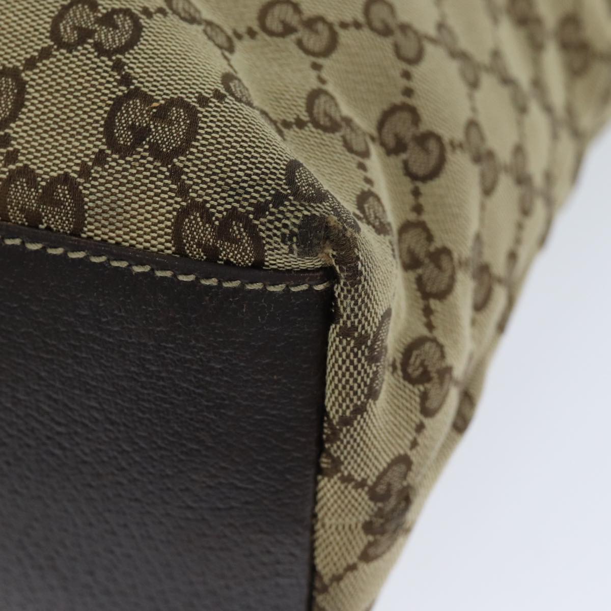 GUCCI GG Canvas Tote Bag Beige 158009 79289