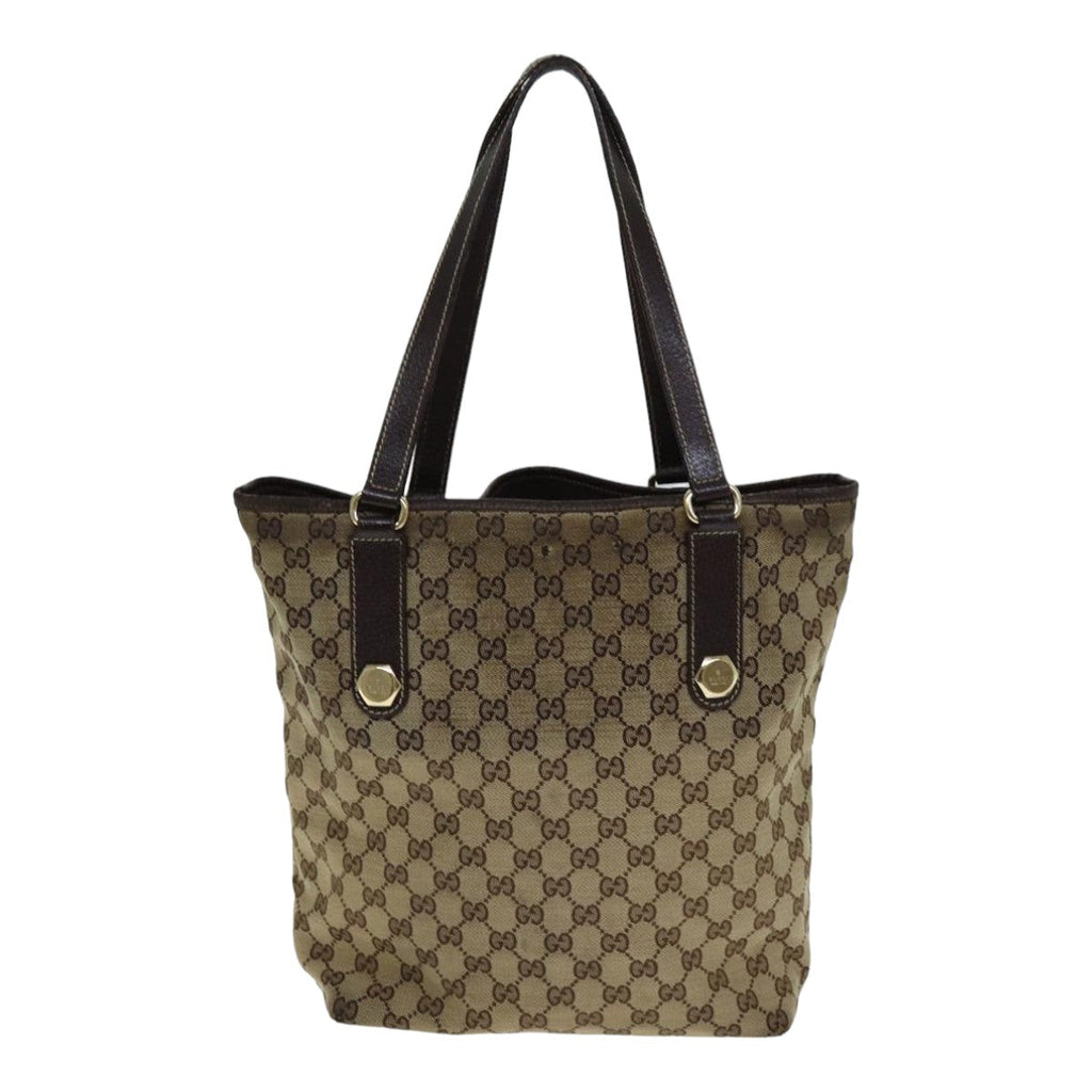 GUCCI GG Canvas Tote Bag Beige 158009 79289