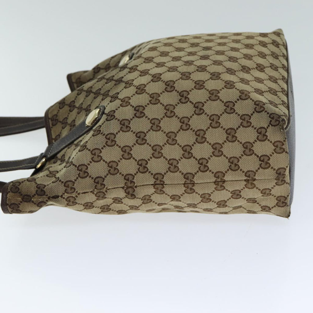 GUCCI GG Canvas Tote Bag Beige 158009 79289